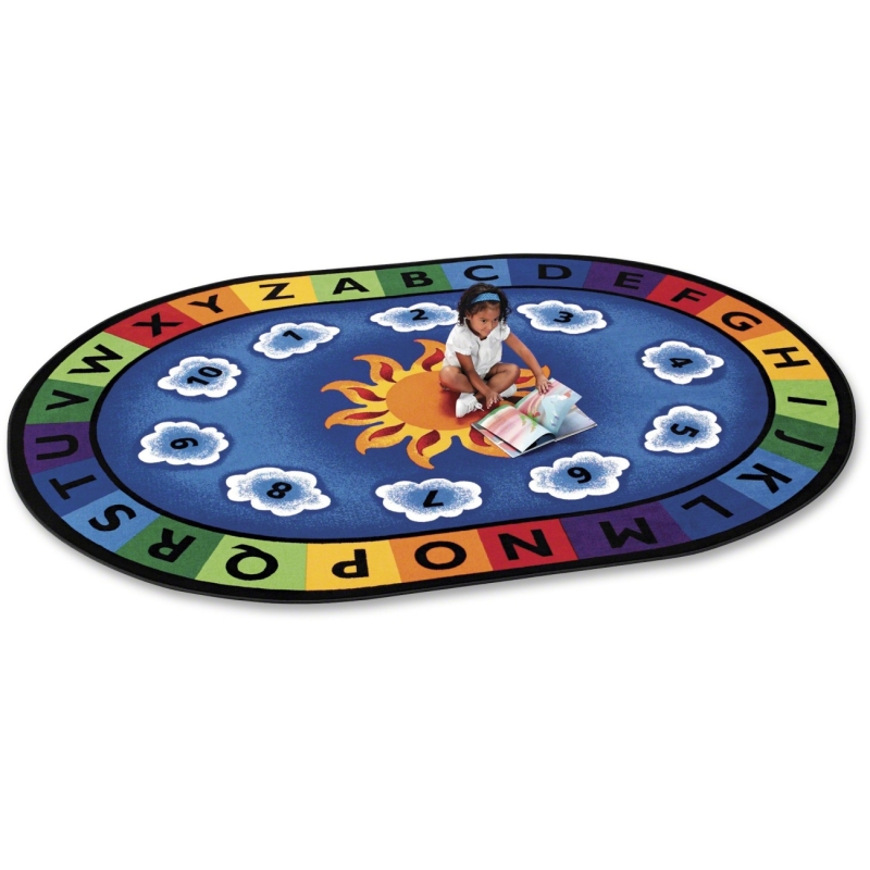 Carpets for Kids Sunny Day Learn/Play Oval Rug 9416 CPT9416
