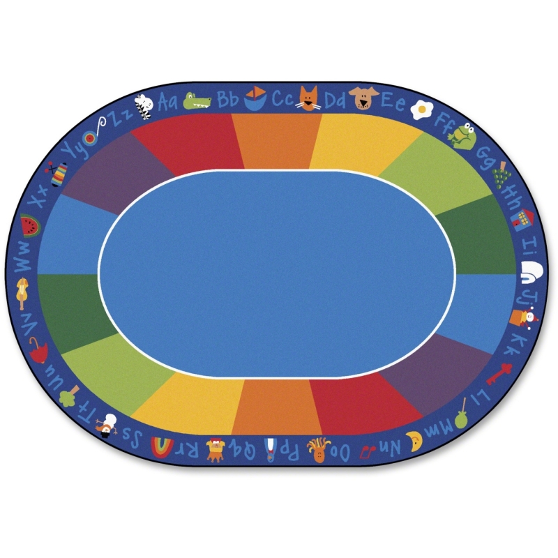 Carpets for Kids Fun With Phonics Oval Seating Rug 9616 CPT9616