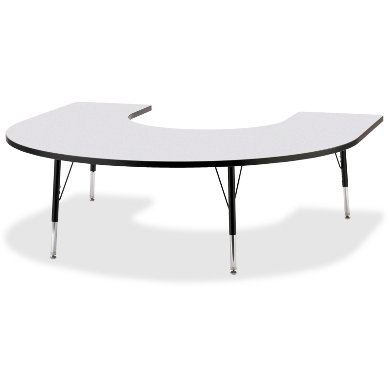 Berries Elementary Height Prism Edge Horseshoe Table 6445JCE180 JNT6445JCE180