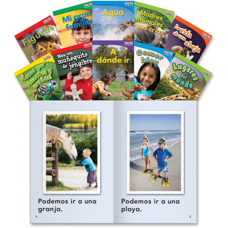 Shell TIME for Kids: Nonfiction Spanish Grade 1 Set 3 16100 SHL16100
