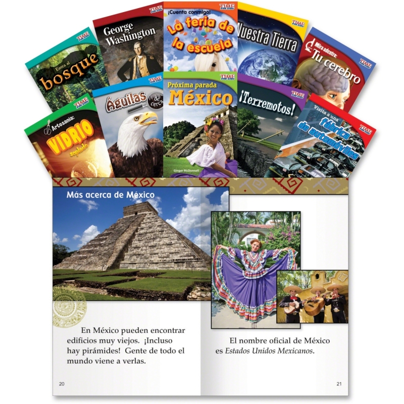 Shell TIME for Kids: Nonfiction Spanish Grade 2 Set 1 16102 SHL16102