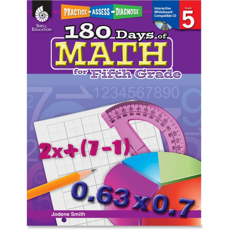 Shell Practice, Assess, Diagnose: 180 Days of Math for Fifth Grade 50808 SHL50808