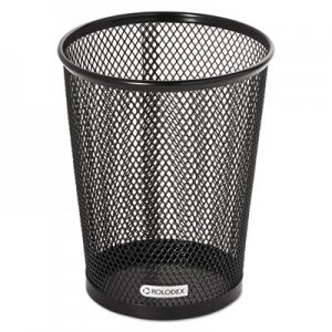 Rolodex Nestable Jumbo Wire Mesh Pencil Cup, 4 3/8 dia. x 5 2/5, Black ROL62557 62557