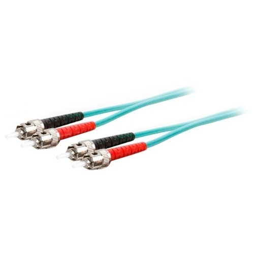 AddOn Fiber Optic Duplex Patch Network Cable ADD-ST-ST-1M5OM4