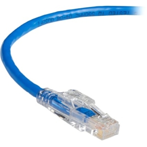 Black Box GigaBase 3 CAT5e 350-MHz Lockable Patch Cable (UTP), Blue, 6-ft. (1.8-m) C5EPC70-BL-06