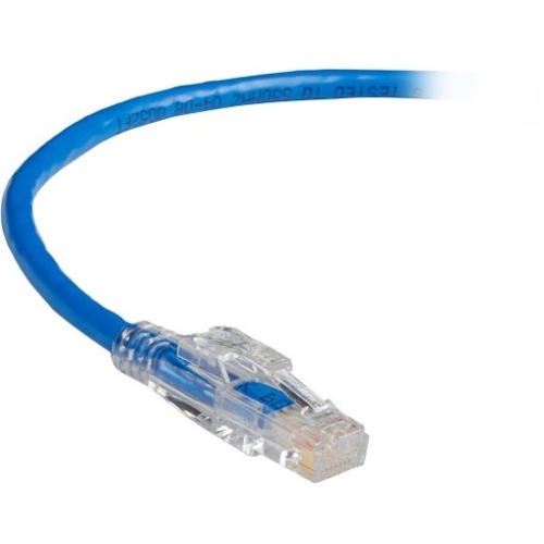 Black Box GigaBase 3 CAT5e 350-MHz Lockable Patch Cable (UTP), Blue, 20-ft. (6.0-m) C5EPC70-BL-20