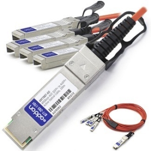 AddOn Fiber Optic Network Cable QSFP-4X10G-AOC3M-AO