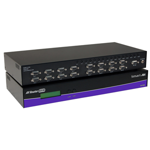 SmartAVI 8x8 AVRouter Matrix Video Switch with Audio AV08X08AS