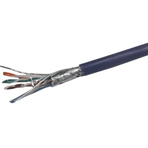 Weltron Cat 6 STP 550 MHz Solid Shielded Plenum CMP Cable - 1000 Feet T2404L6SHP-PL