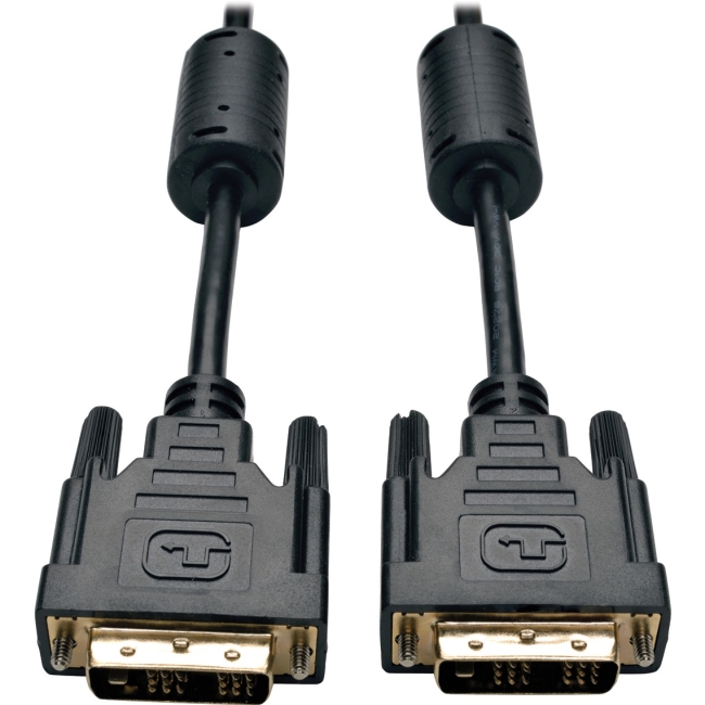 Tripp Lite DVI Single Link Cable, Digital TMDS Monitor Cable (DVI-D M/M), 18-in P561-18N