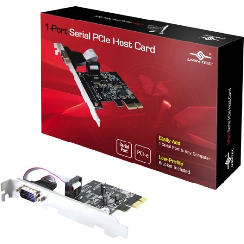 Vantec 1-Port Serial PCIe Host Card UGT-PCE10SR