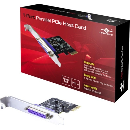 Vantec 1-Port Parallel PCIe Host Card UGT-PCE10PL