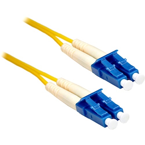 ENET Fiber Optic Simplex Network Cable LC2-SM-SMP-1M-ENC