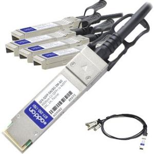 AddOn Twinaxial Network Cable QFX-QSFP-DACBO-2MAO QFX-QSFP-DACBO-2M-AO