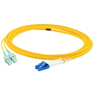 AddOn 2m Single-Mode Fiber (SMF) Duplex (APC-SC/PC-LC) ASC/LC OS1 Yellow Patch Cable ADD-ASC-LC