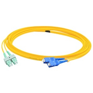 AddOn 2m Single-Mode Fiber (SMF) Simplex (APC-SC/PC-SC) ASC/SC OS1 Yellow Patch Cable ADD-ASC-SC
