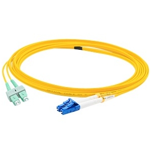 AddOn 3m Single-Mode Fiber (SMF) Duplex (APC-LC/APC-SC) ALC/ASC OS1 Yellow Patch Cable ADD-ALC-ASC