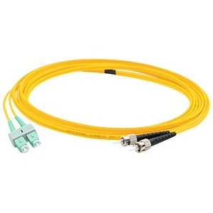 AddOn 2m Single-Mode Fiber (SMF) Simplex (APC-SC/PC-ST) ASC/ST OS1 Yellow Patch Cable ADD-ASC-ST