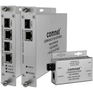 ComNet 4 Port (2 Channel) 10/100/1000 Mbps Ethernet Media Converter CNGE22MC