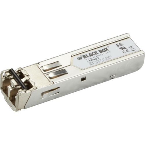 Black Box SFP, 155-Mbps Fiber with Extended Diagnostics, 1310-nm Multimode, 2 km, LC LFP402