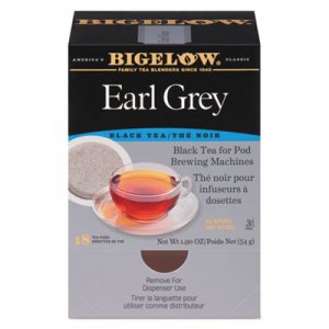 Bigelow Earl Grey Black Tea Pods, 1.90 oz, 18/Box BTC008906 RCB08906