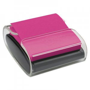Post-it Pop-up Notes Super Sticky Wrap Dispenser, For 3 x 3 Pads, Black/Clear MMMWD330BK WD-330-BK
