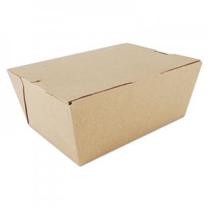 SCT ChampPak Carryout Boxes, #4, 7.75 x 5.5 x 3.5, Kraft, 160/Carton SCH0734 SCH 0734