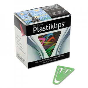 Baumgartens Plastiklips Paper Clips, Extra Large, Assorted Colors, 50/Box BAULP1700