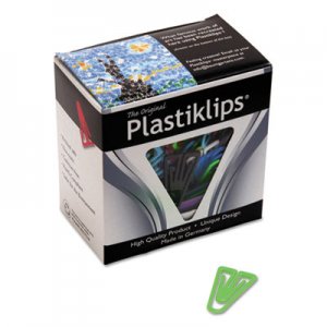 Baumgartens Plastiklips Paper Clips, Medium (No. 4), Assorted Colors, 500/Box BAULP0300