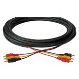 Kramer 3 RCA AV Cable - Plenum Rated CP-3RVAM/3RVAM-75