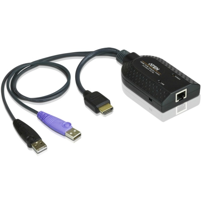 Aten HDMI USB Virtual Media KVM Adapter Cable with Smart Card Reader (CPU Module) KA7168