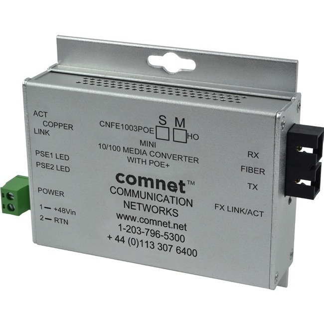 ComNet Transceiver/Media Converter CNFE1004BPOESHO/M
