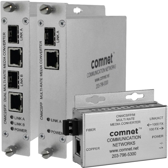 ComNet ComFit 10/100/1000Mbps Ethernet Media Converter CNMCSFP