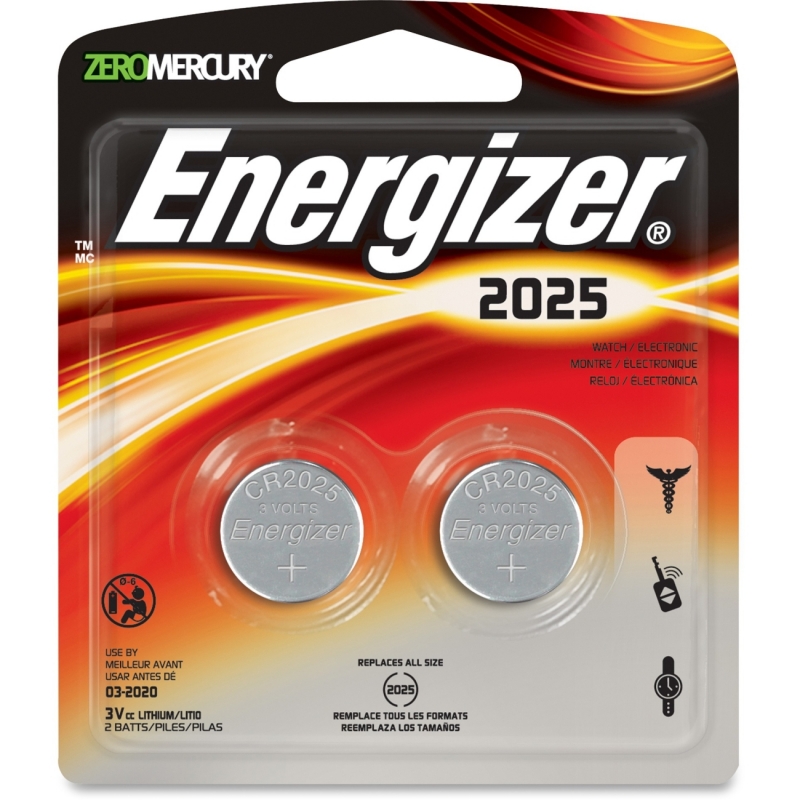 Energizer Lithium Button Cell 2025 Size General Purpose Battery 2025BP2 EVE2025BP2