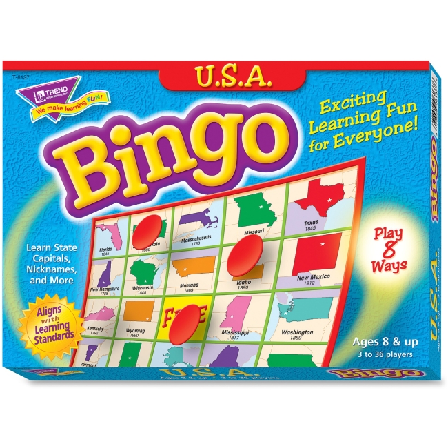 Trend Trend U. S. A. Bingo Game 6137 TEP6137