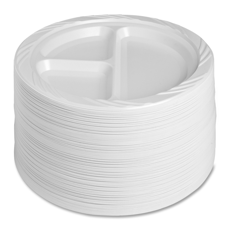 Genuine Joe Reusable/Disposable Plate 10425 GJO10425