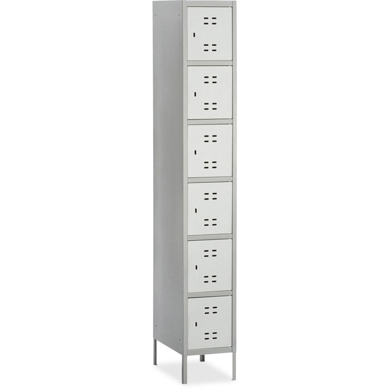 Safco Safco Six-Tier Two-tone Box Locker with Legs 5524GR SAF5524GR