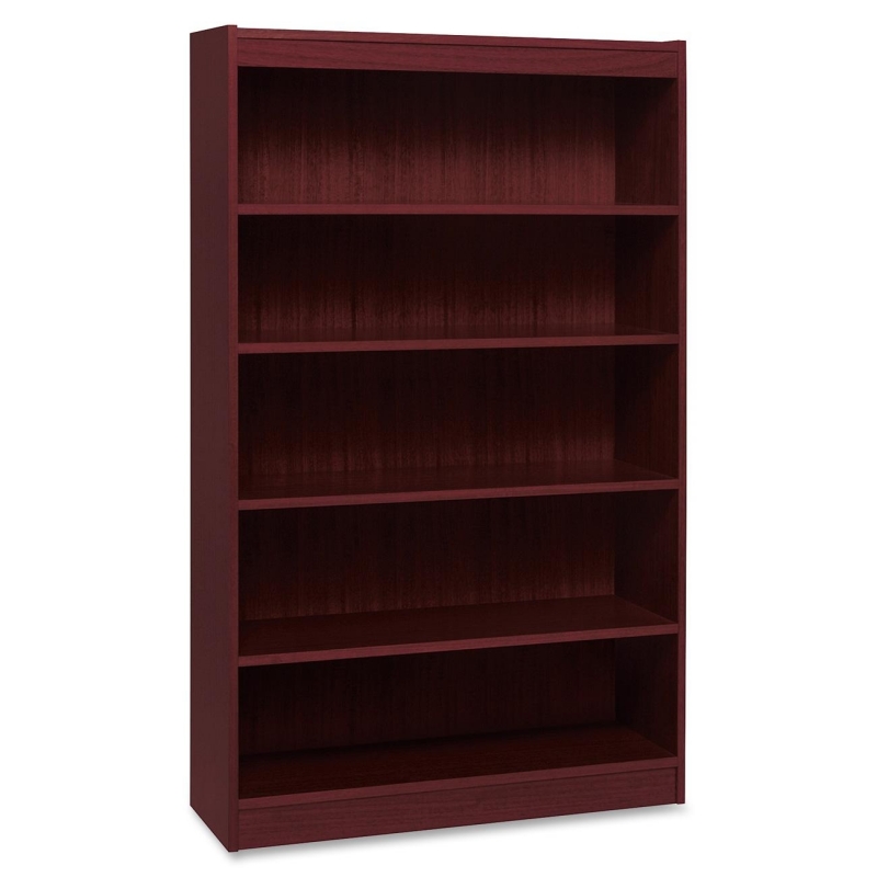 Lorell Panel End Hardwood Veneer Bookcase 60073 LLR60073