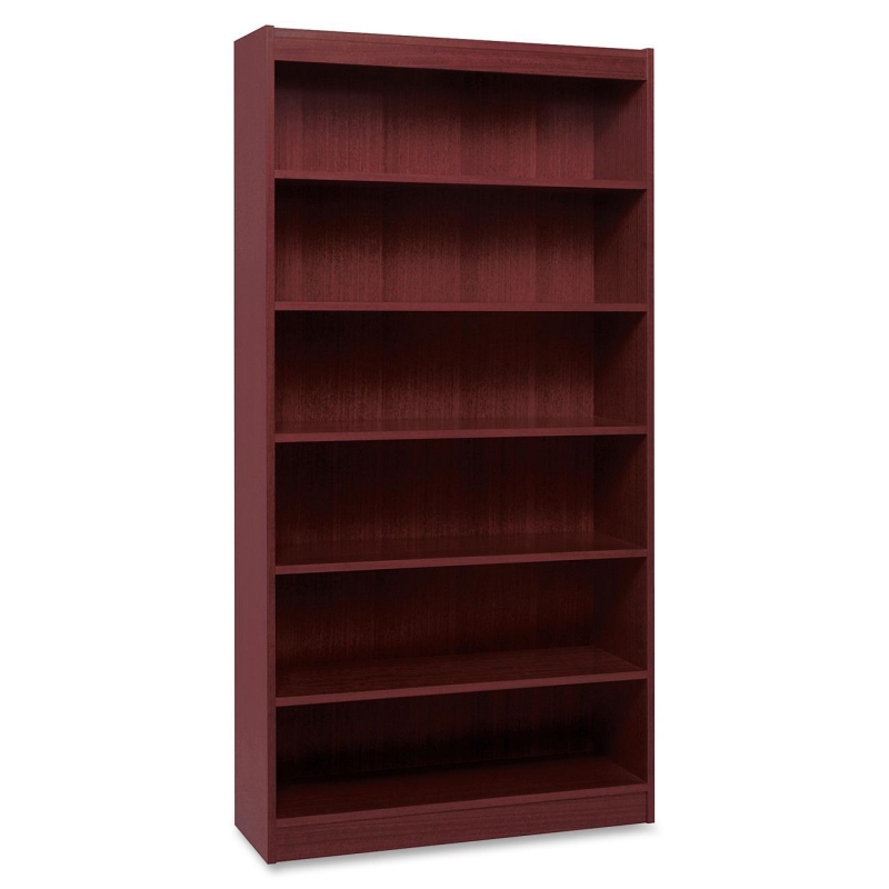 Lorell Panel End Hardwood Veneer Bookcase 60075 LLR60075