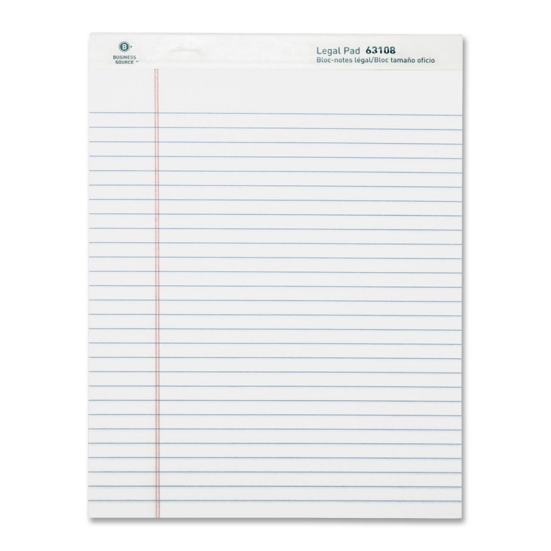 Business Source Legal-ruled Writing Pads 63108 BSN63108