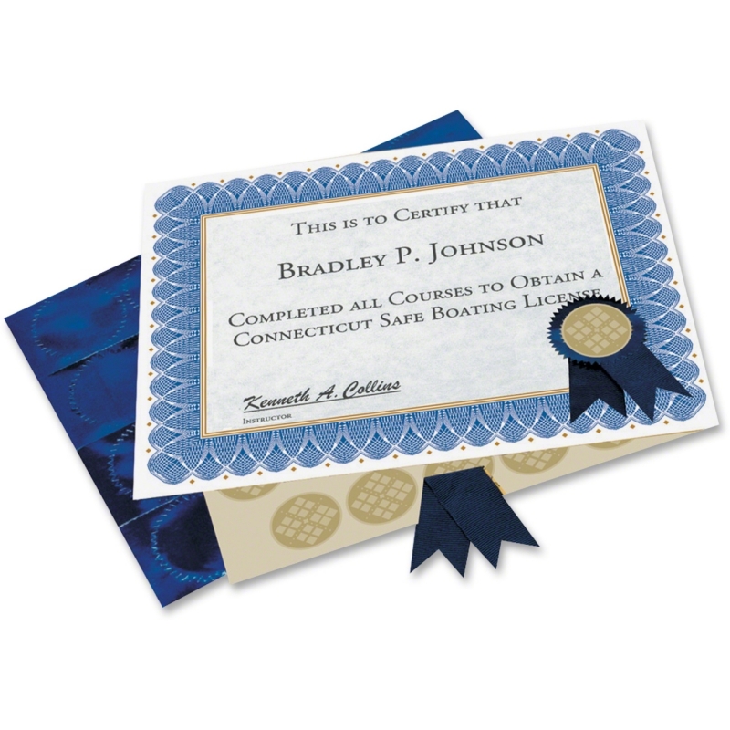 Geographics Blue Spiral Certificate Kit 47404 GEO47404