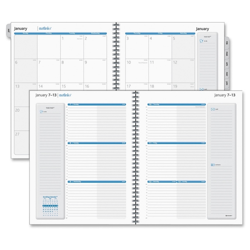 At-A-Glance Outlink Weekly Planner Refills 70-2009-10 AAG70200910