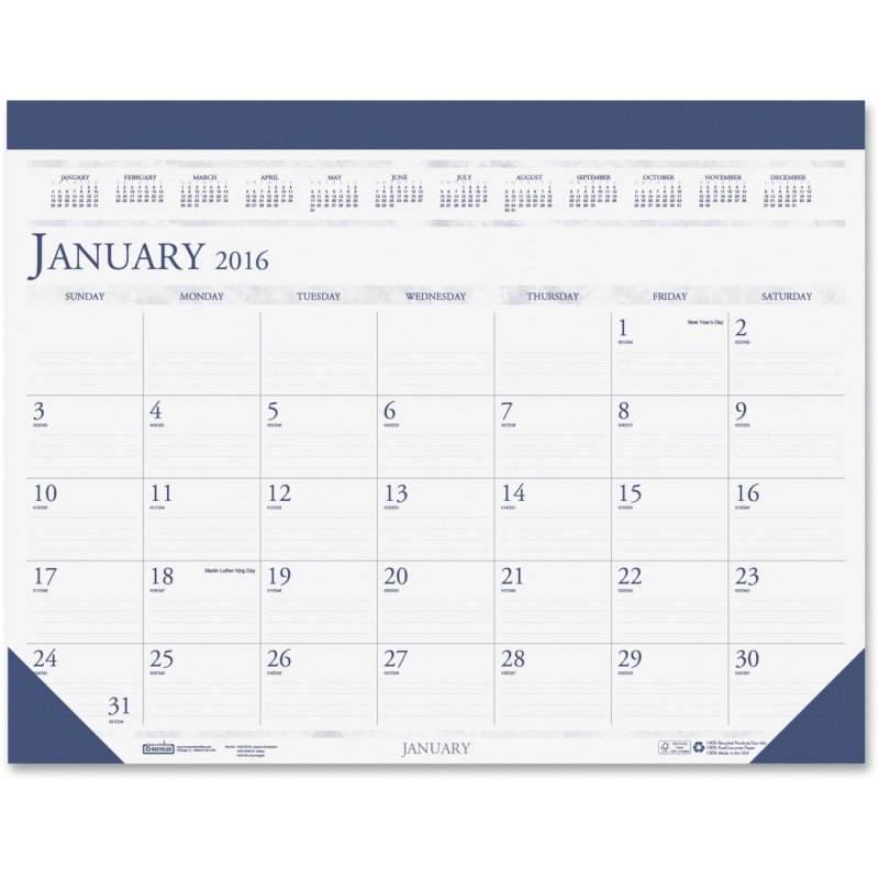 House of Doolittle Perforated Top Calendar 150HD HOD150HD
