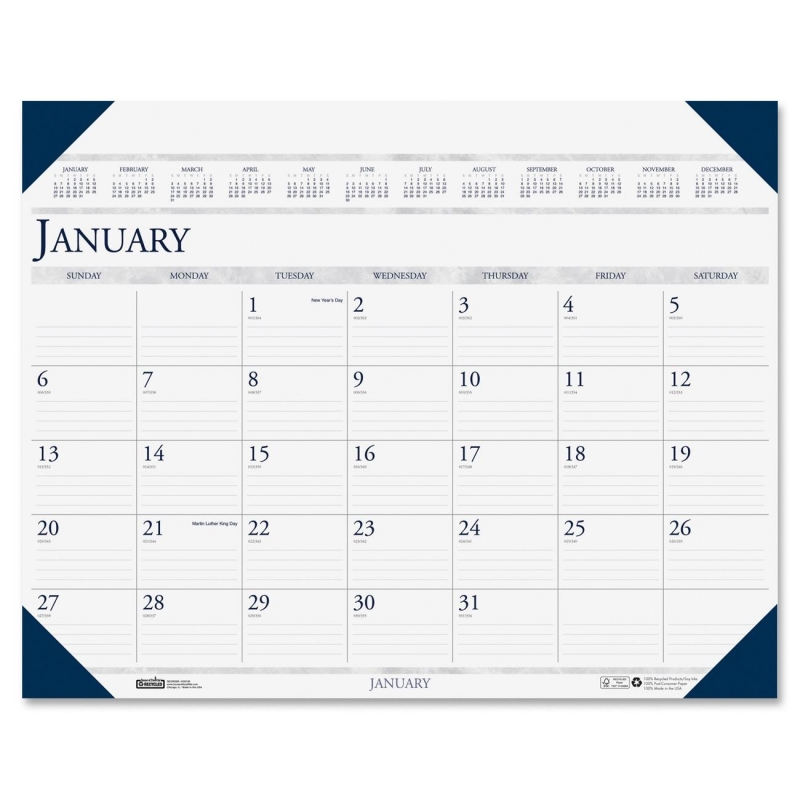 House of Doolittle Executive Desk Pad Calendar 180-HD HOD180HD