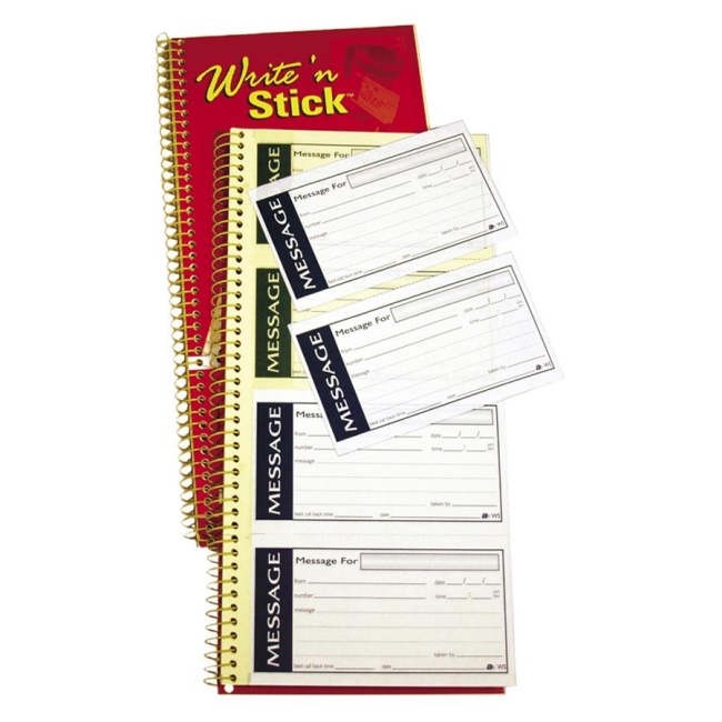 Adams Adams Spiral Phone Message Book SC1153WS ABFSC1153WS