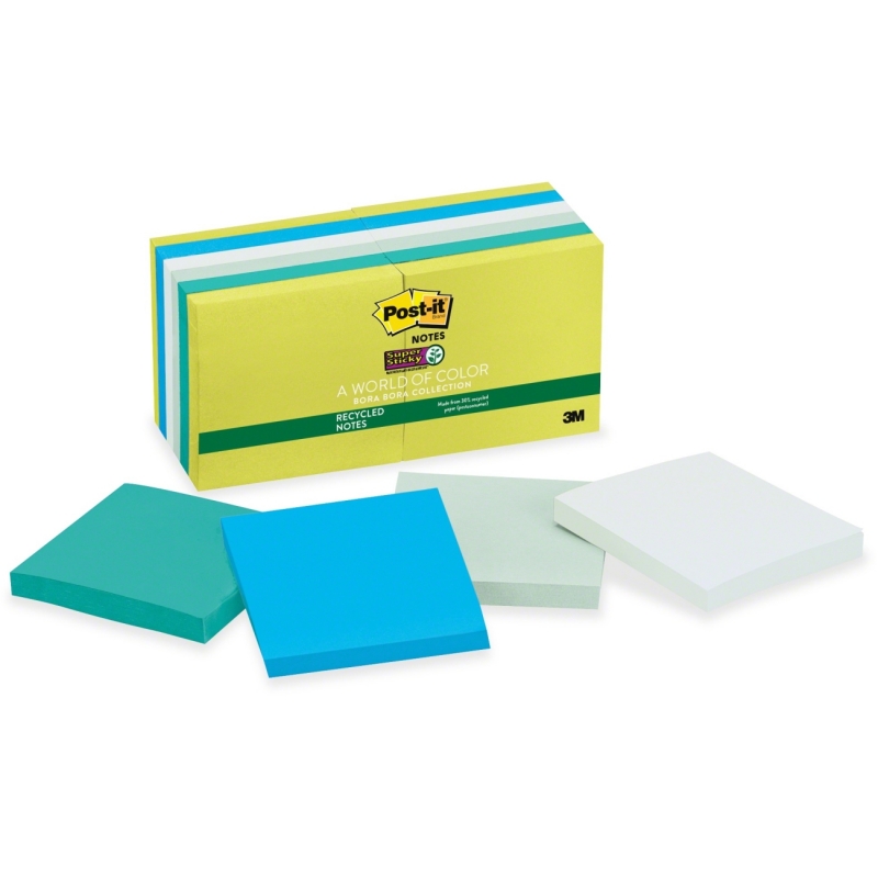 Post-it Post-it Super Sticky Bora Bora Notes 65412SST MMM65412SST