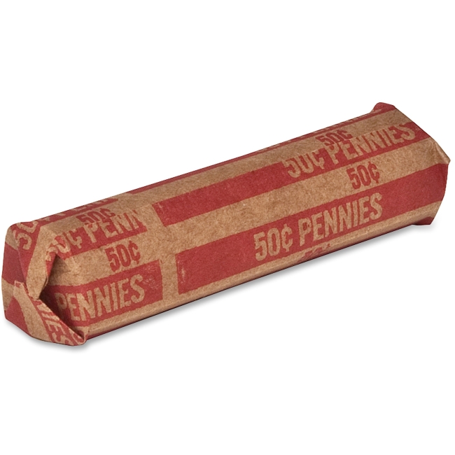 Sparco Flat $.50 Pennies Coin Wrapper TCW01 SPRTCW01