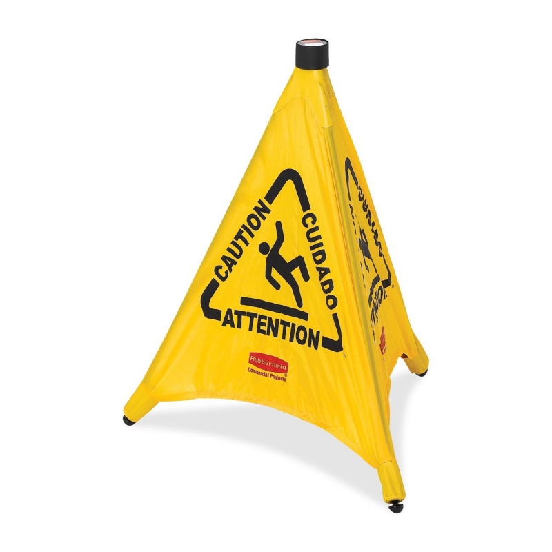 Rubbermaid Multi-Lingual Caution Safety Cone 9S0000YW RCP9S0000YW