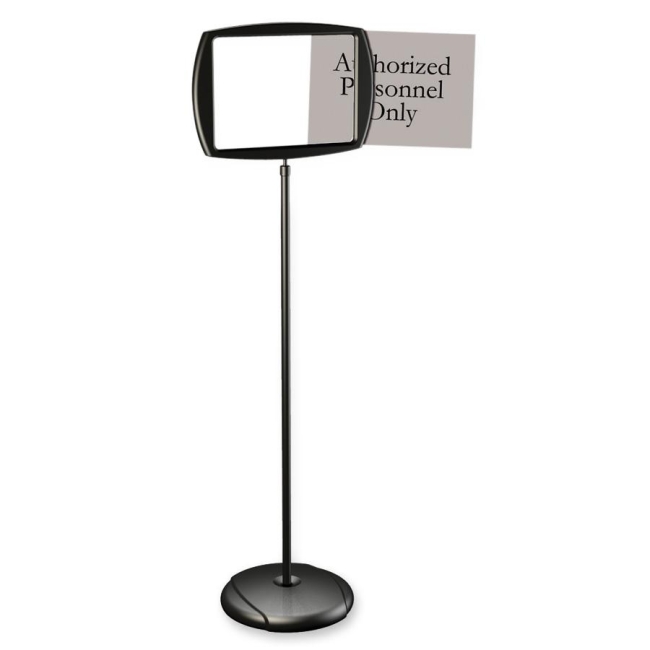 MasterVision Interchangeable Floor Pedestal Sign SIG05050505 BVCSIG05050505