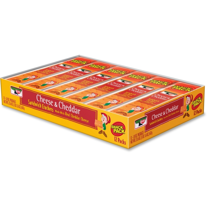 Keebler Cheese and Cheddar Sandwich Crackers 21147 KEB21147
